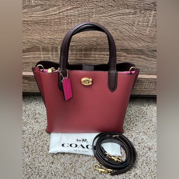 Coach Handbags - ❌SOLD❌Coach WillowTote 24 in colorblock